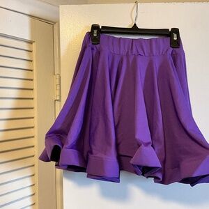 Girls Ballroom Purple Skirt